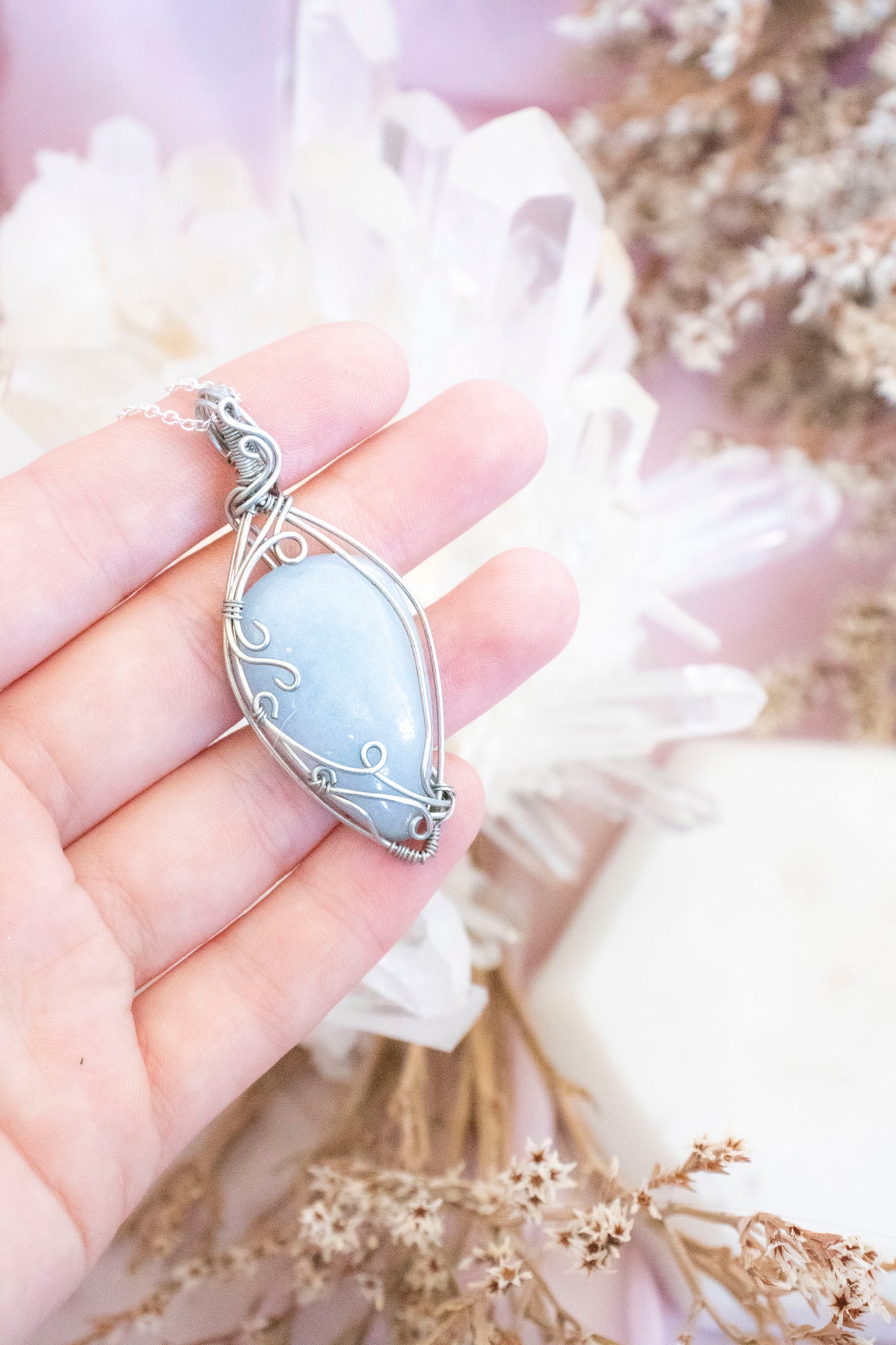 1989 - Angelite Pendant