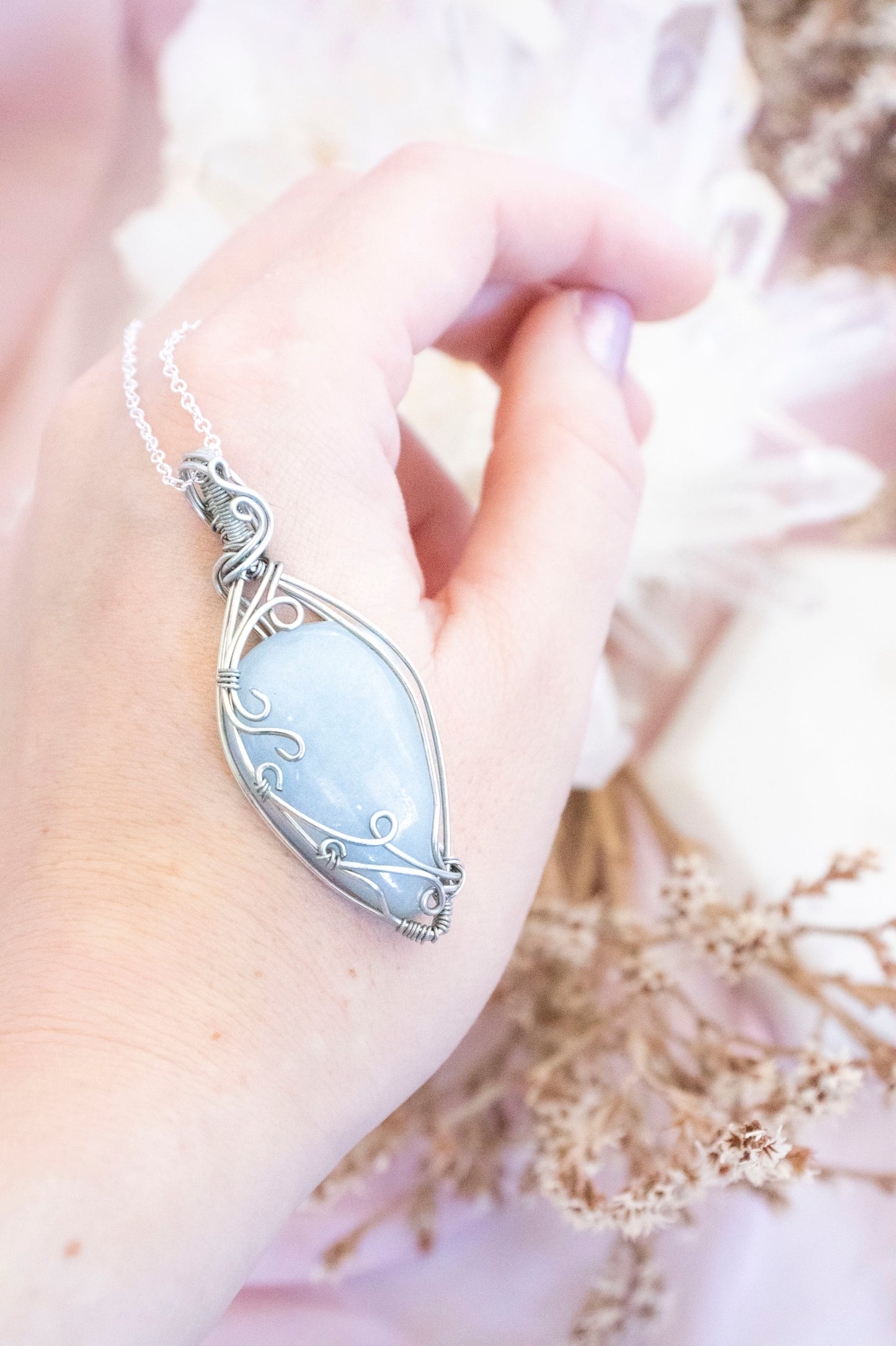 1989 - Angelite Pendant