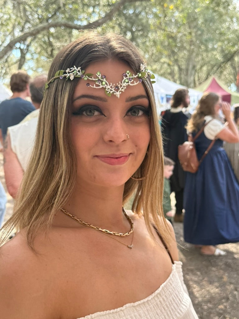 Black + Witch's Brew Moon Circlet Tiara (Small)