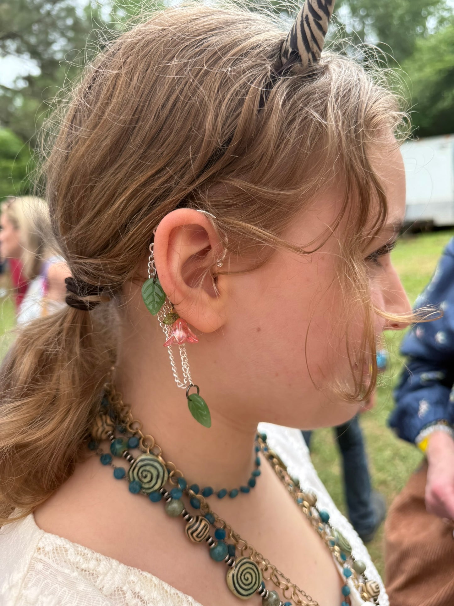 Gold Moon + Star + Crystal Simple Ear Cuffs