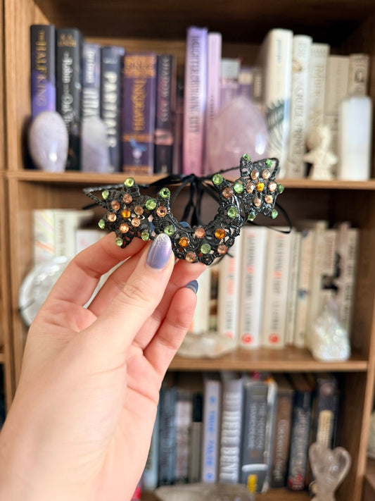 Black + Green Moon Circlet Tiara (Small)