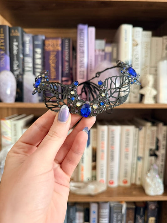 Black + Blue Moon Circlet Tiara (Large)
