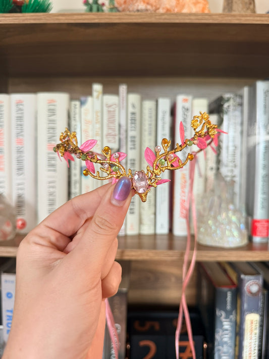 Gold Spring Court Stag Circlet