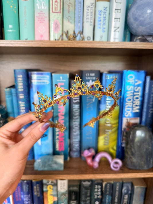 Gold + Purple Tiara