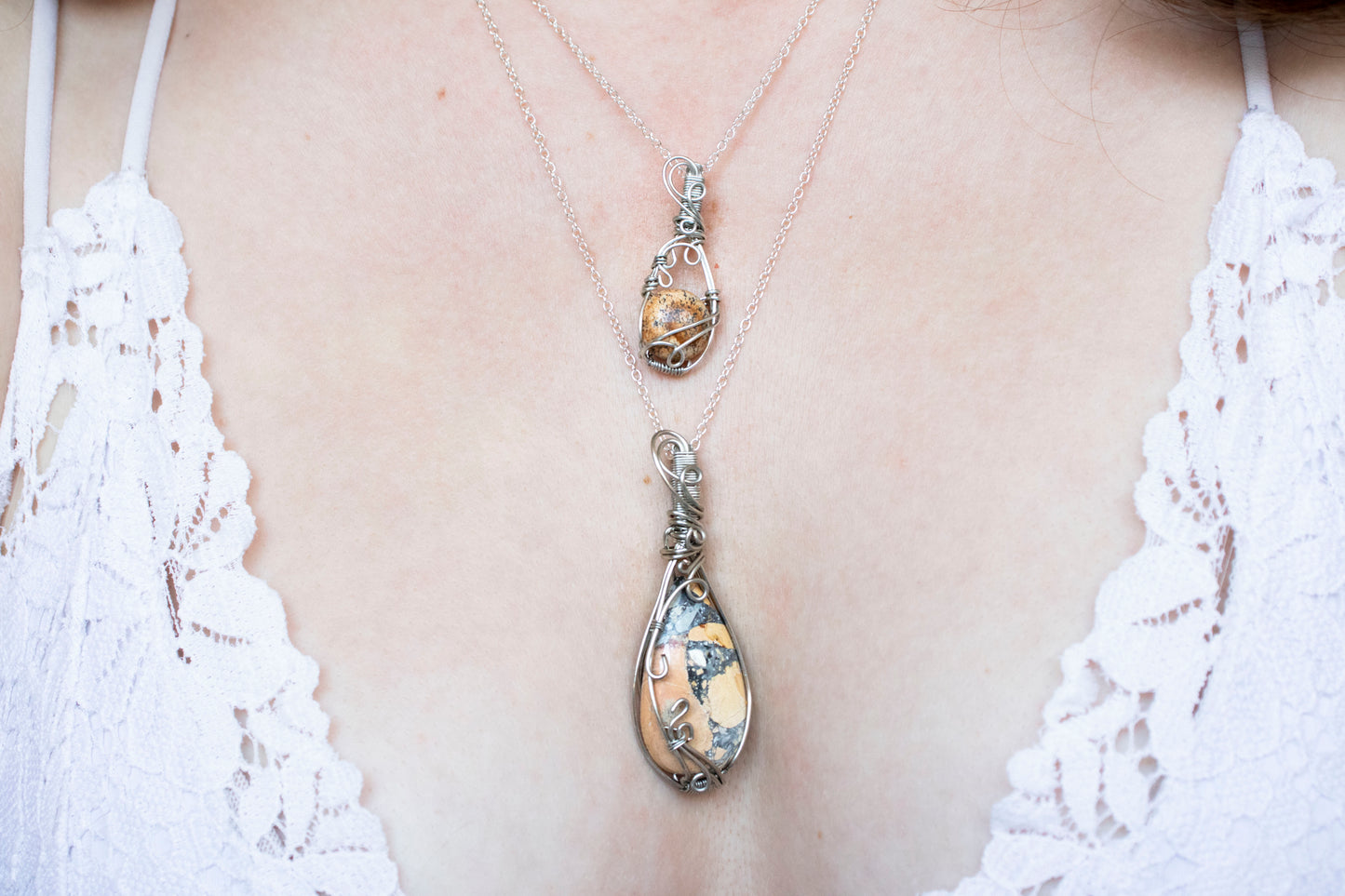 Evermore - Mini Picture Jasper Pendant