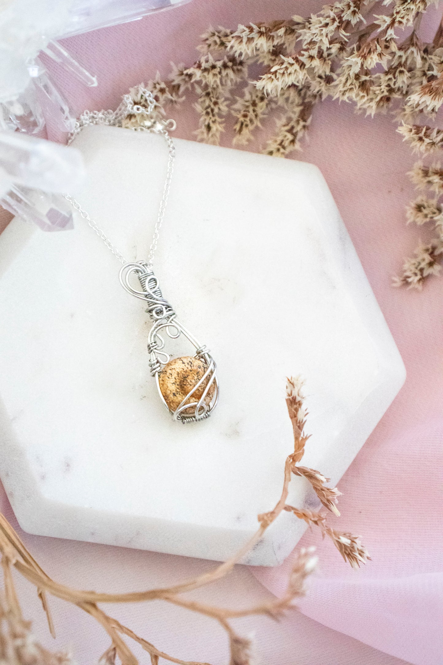 Evermore - Mini Picture Jasper Pendant