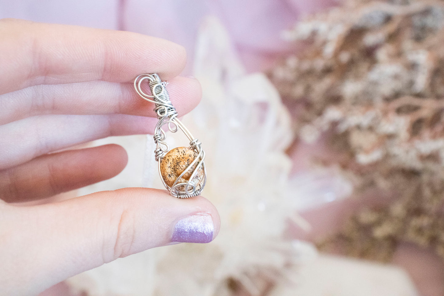 Evermore - Mini Picture Jasper Pendant