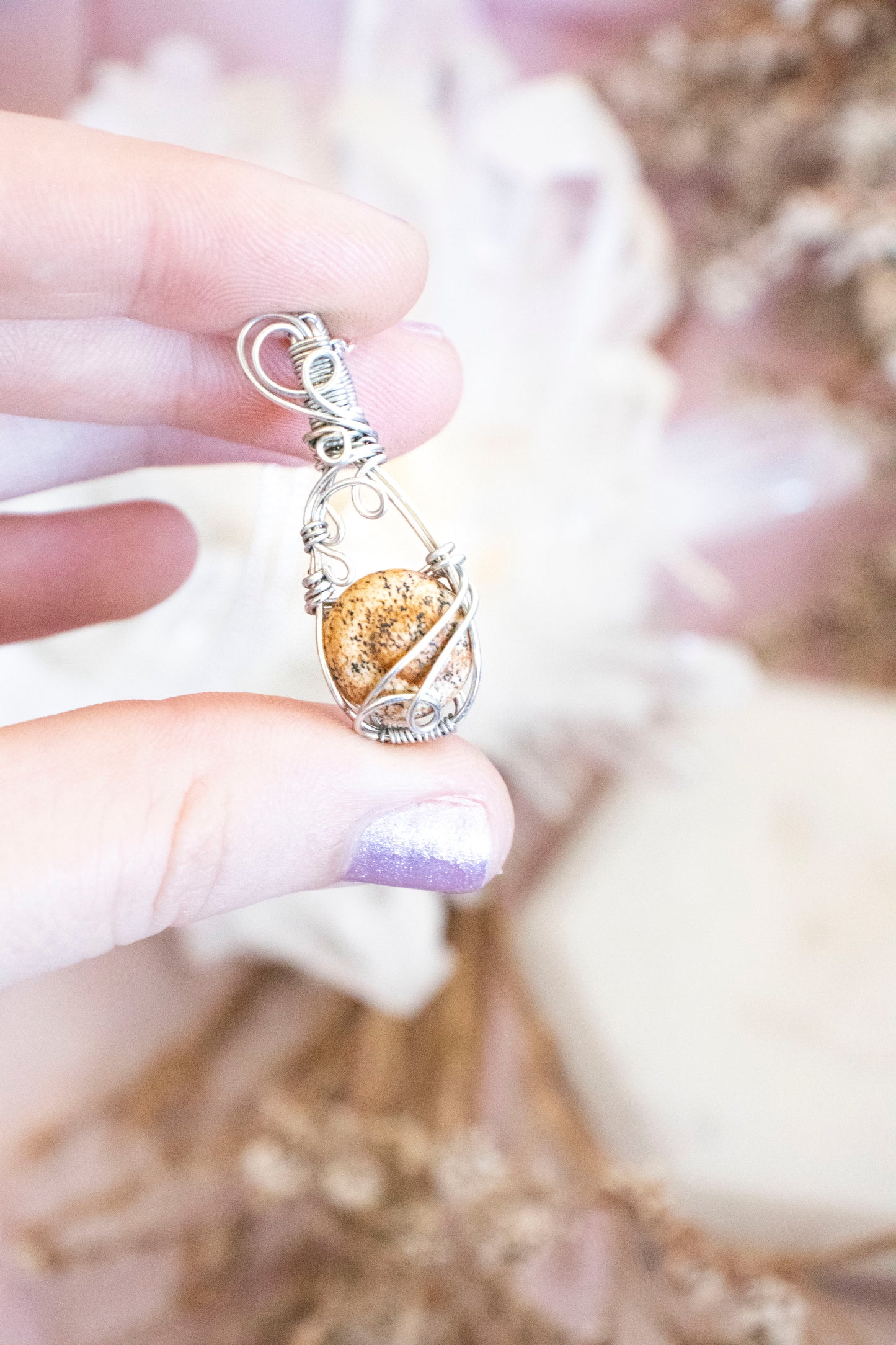 Evermore - Mini Picture Jasper Pendant