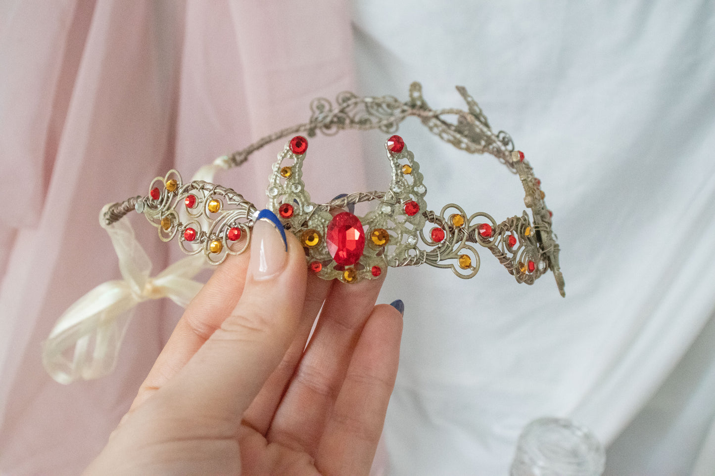 Gold + Autumn Snake Circlet Tiara