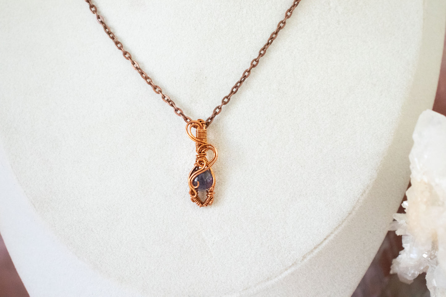 Astera Mini Iolite Pendant