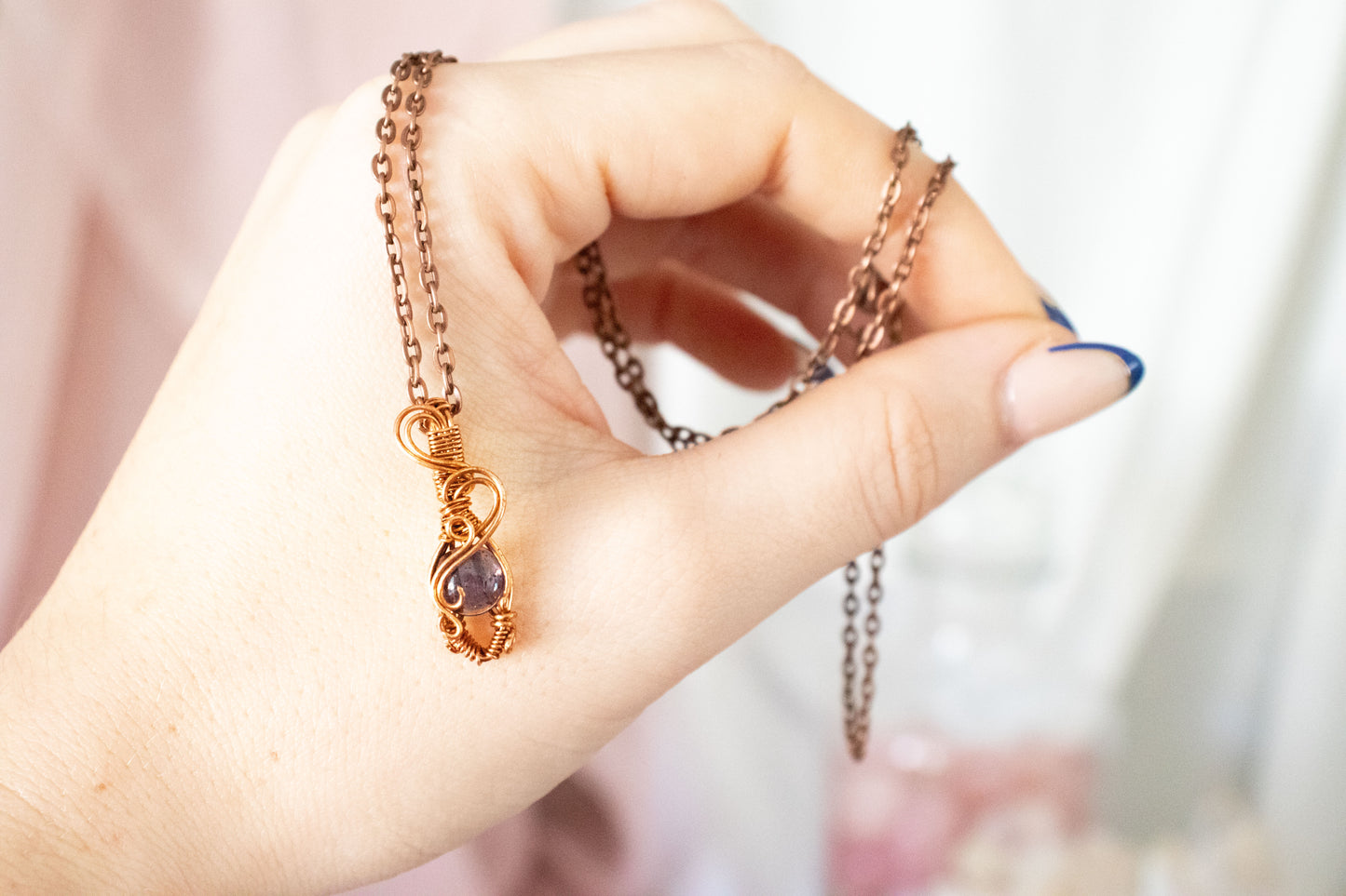 Astera Mini Iolite Pendant