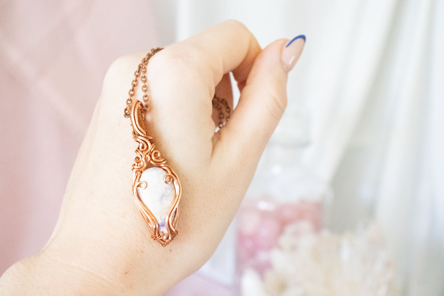 Ianthe Tiffany Stone Pendant