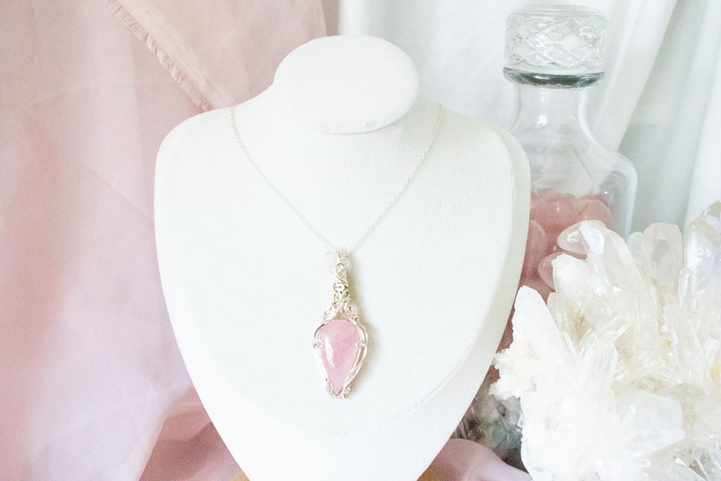 Ianthe Rose Quartz Pendant