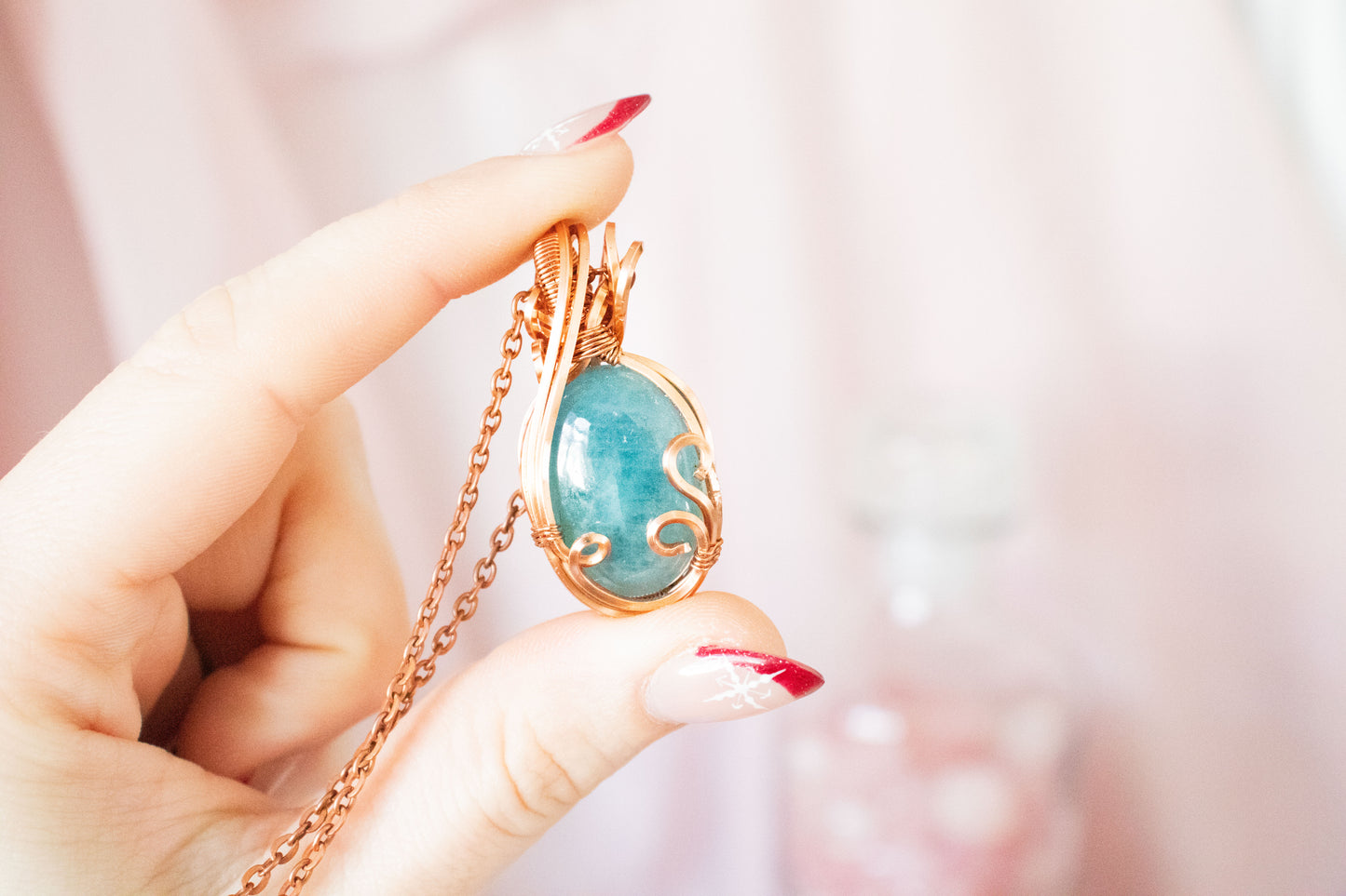 Persephone Aquamarine Pendant