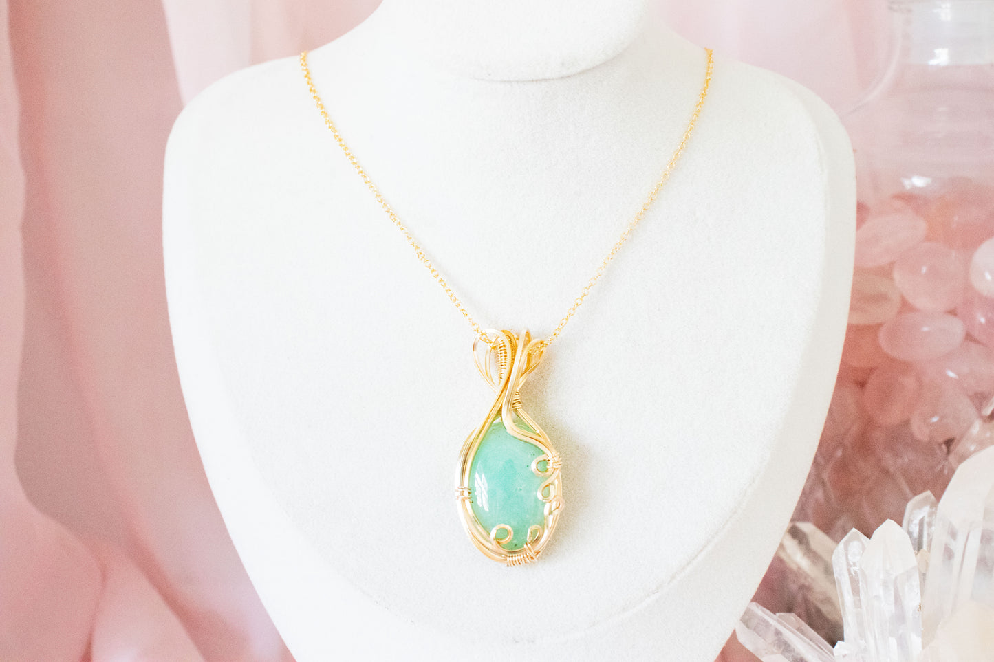 Persephone Chrysoprase Pendant