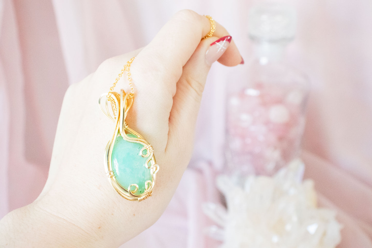 Persephone Chrysoprase Pendant