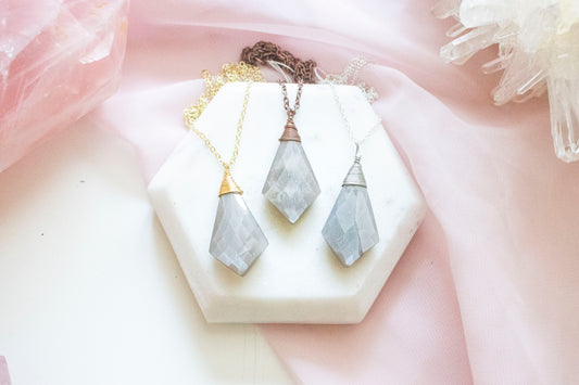 Thalia Gray Moonstone Pendant
