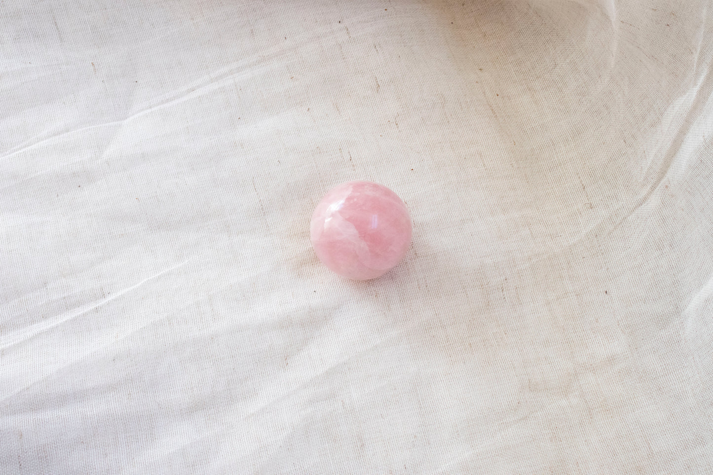Small Rose Quartz Sphere 3
