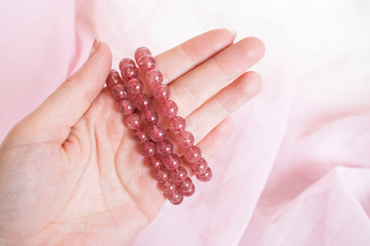 Strawberry Quartz Bracelets