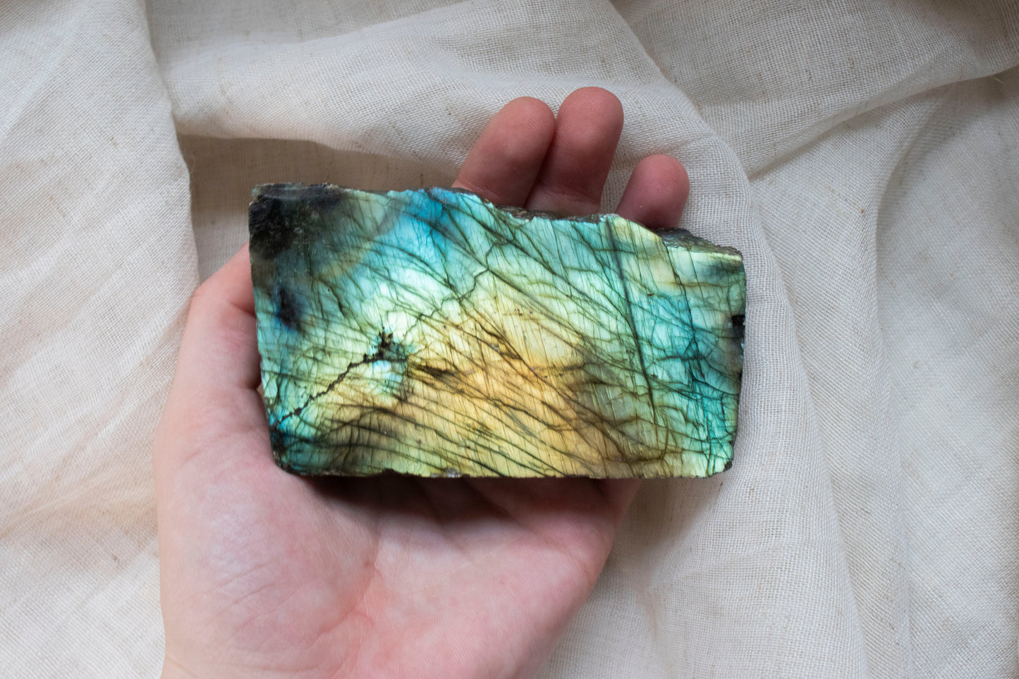 Half Raw Labradorite Freeform 2