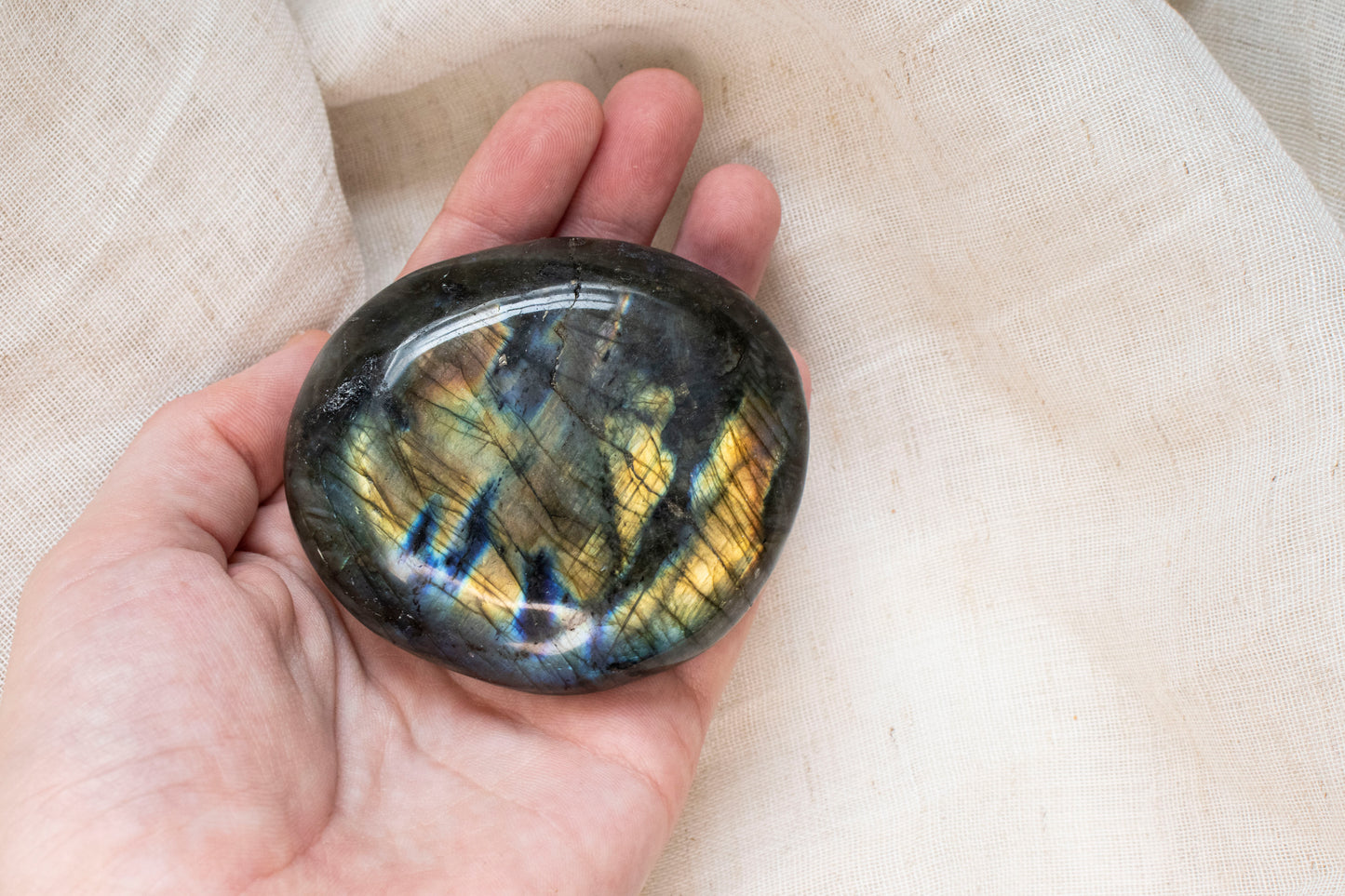 Small Labradorite Palmstone
