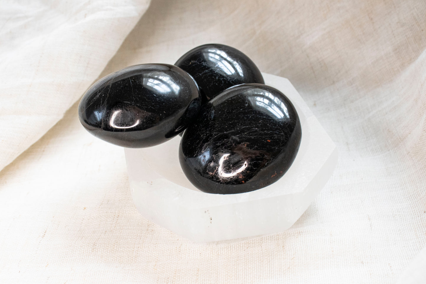 Black Tourmaline Tumbles