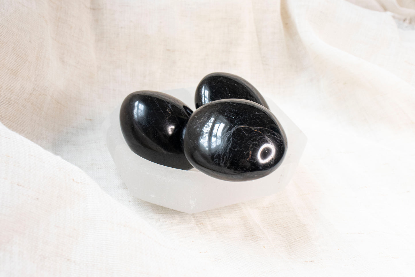 Black Tourmaline Tumbles