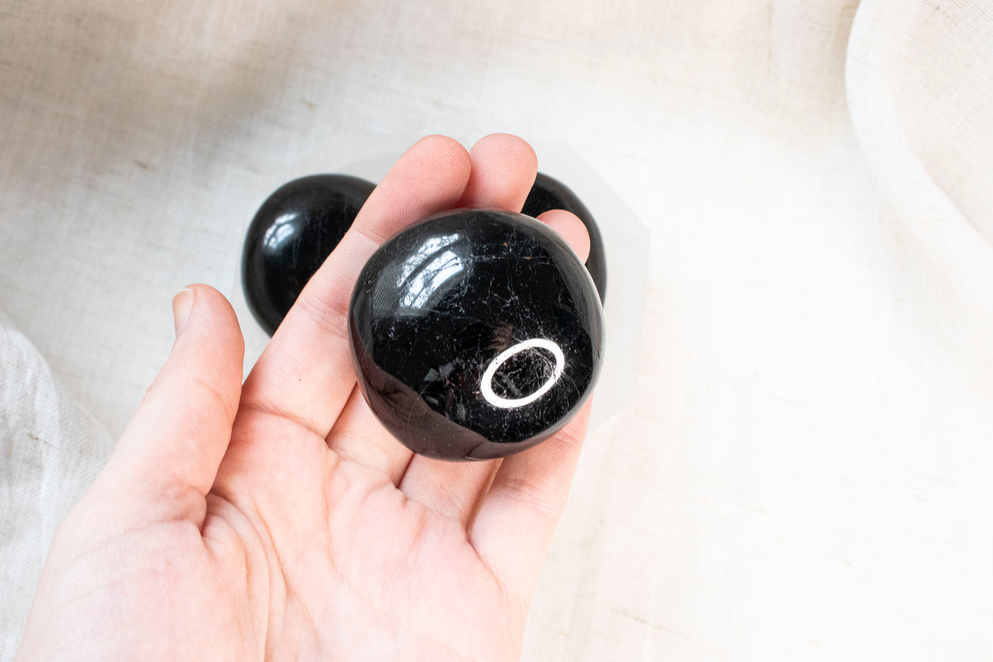 Black Tourmaline Tumbles