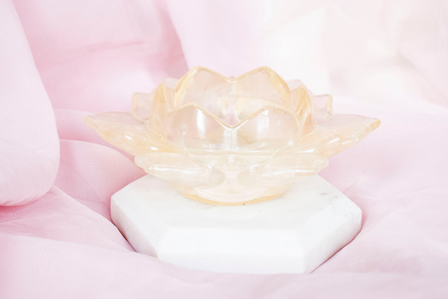 Large Lotus Flower Sphere Stand