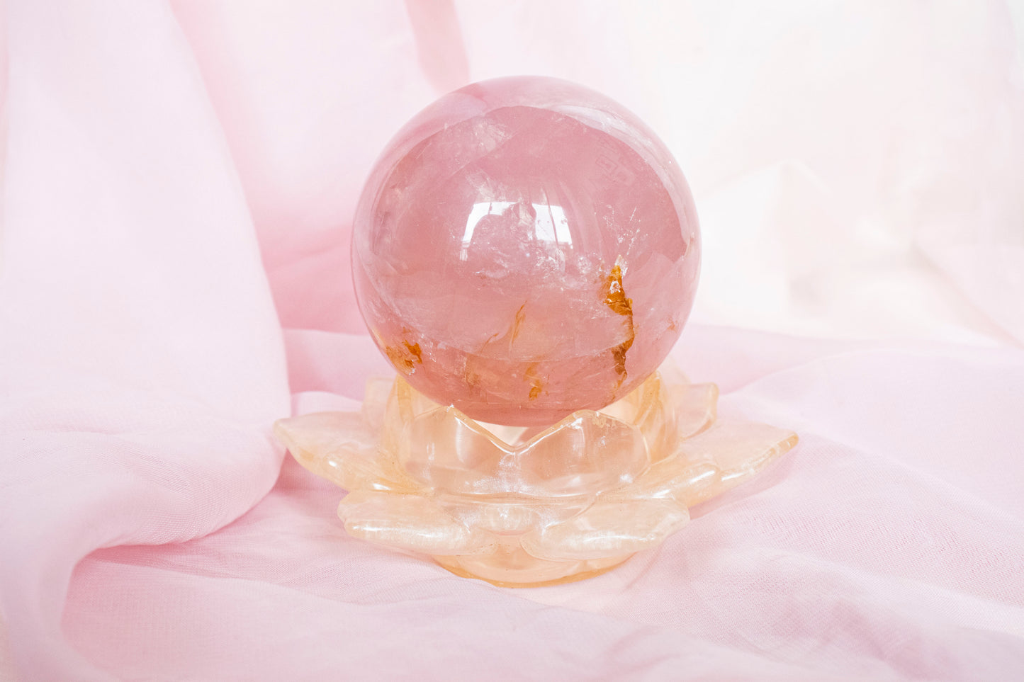 Large Lotus Flower Sphere Stand