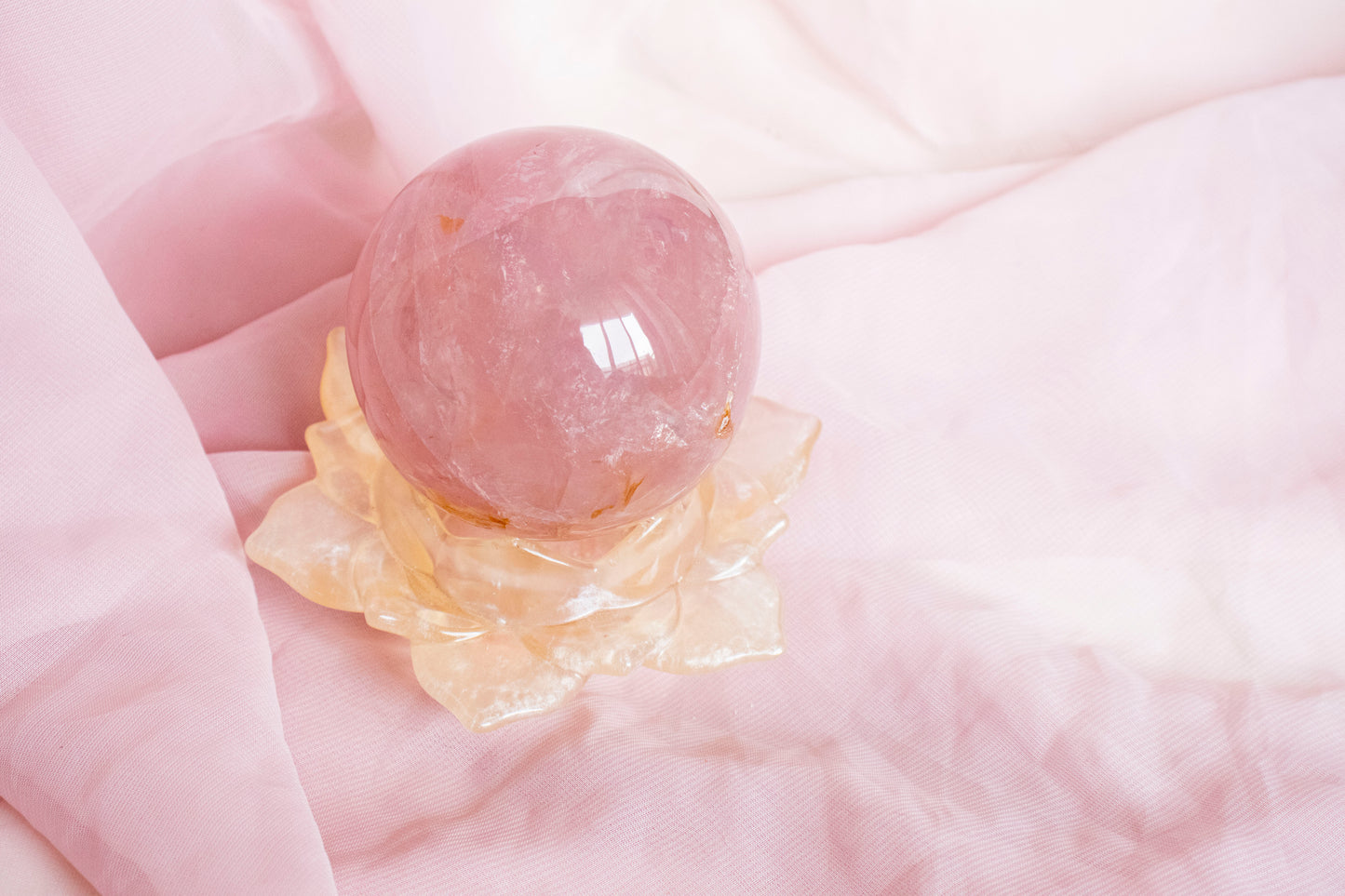 Large Lotus Flower Sphere Stand