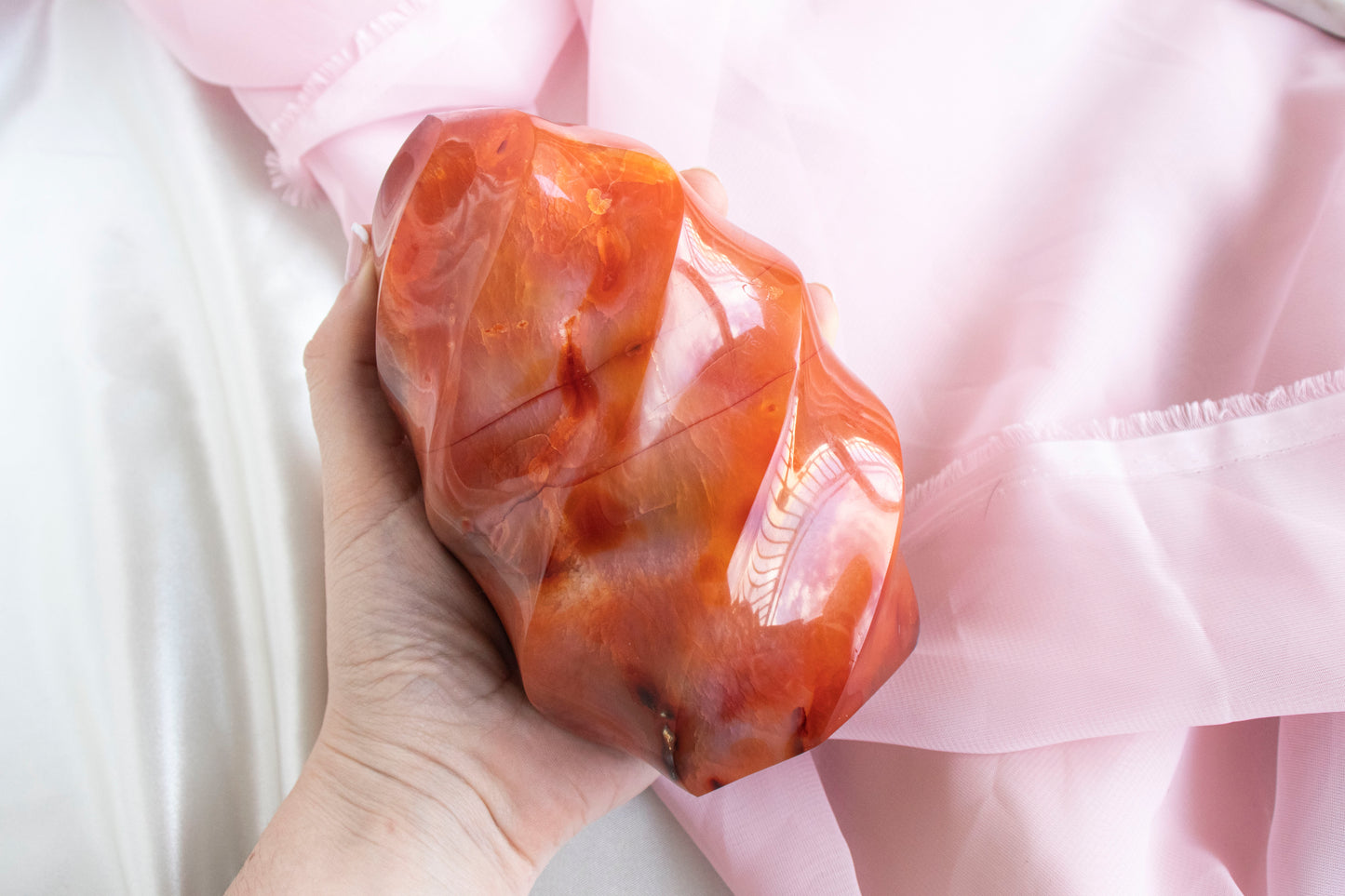 Extra Large Carnelian Flame