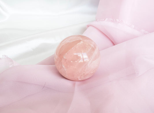 Rose Quartz Sphere 1