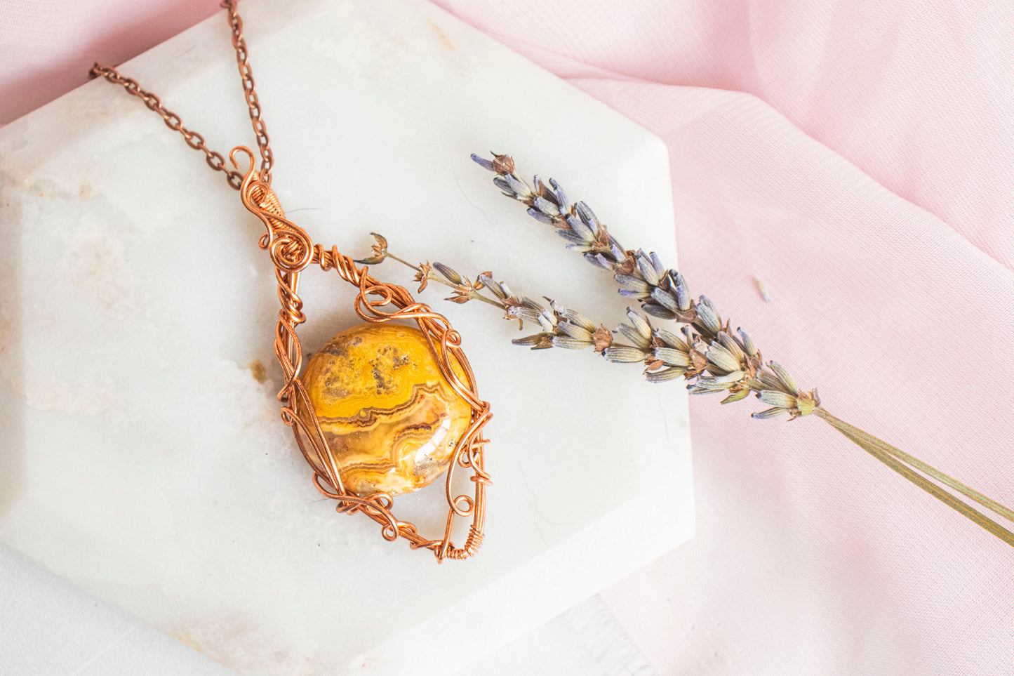 Crazy Lace Agate Pendant