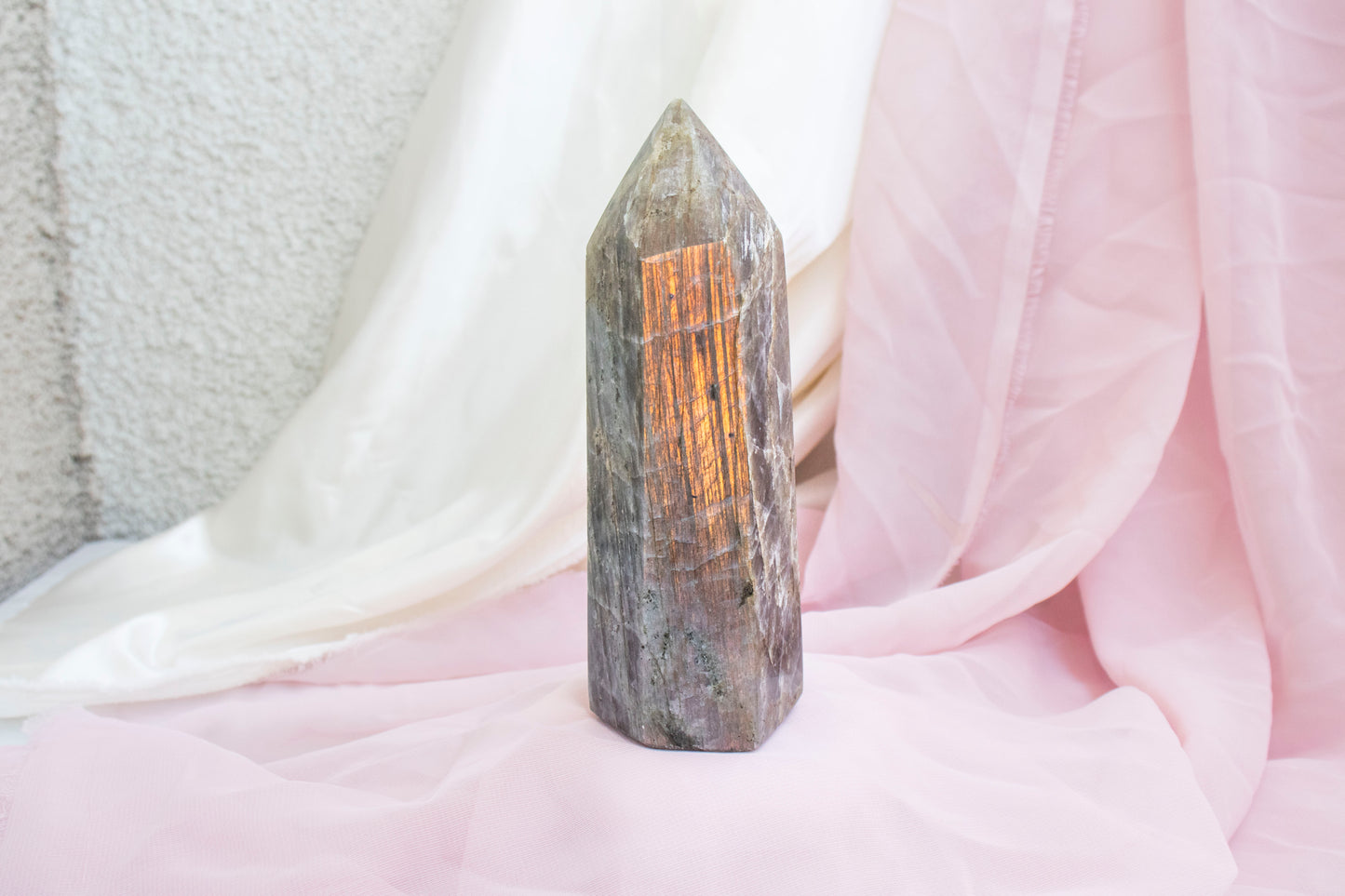 Orange Labradorite Tower 2