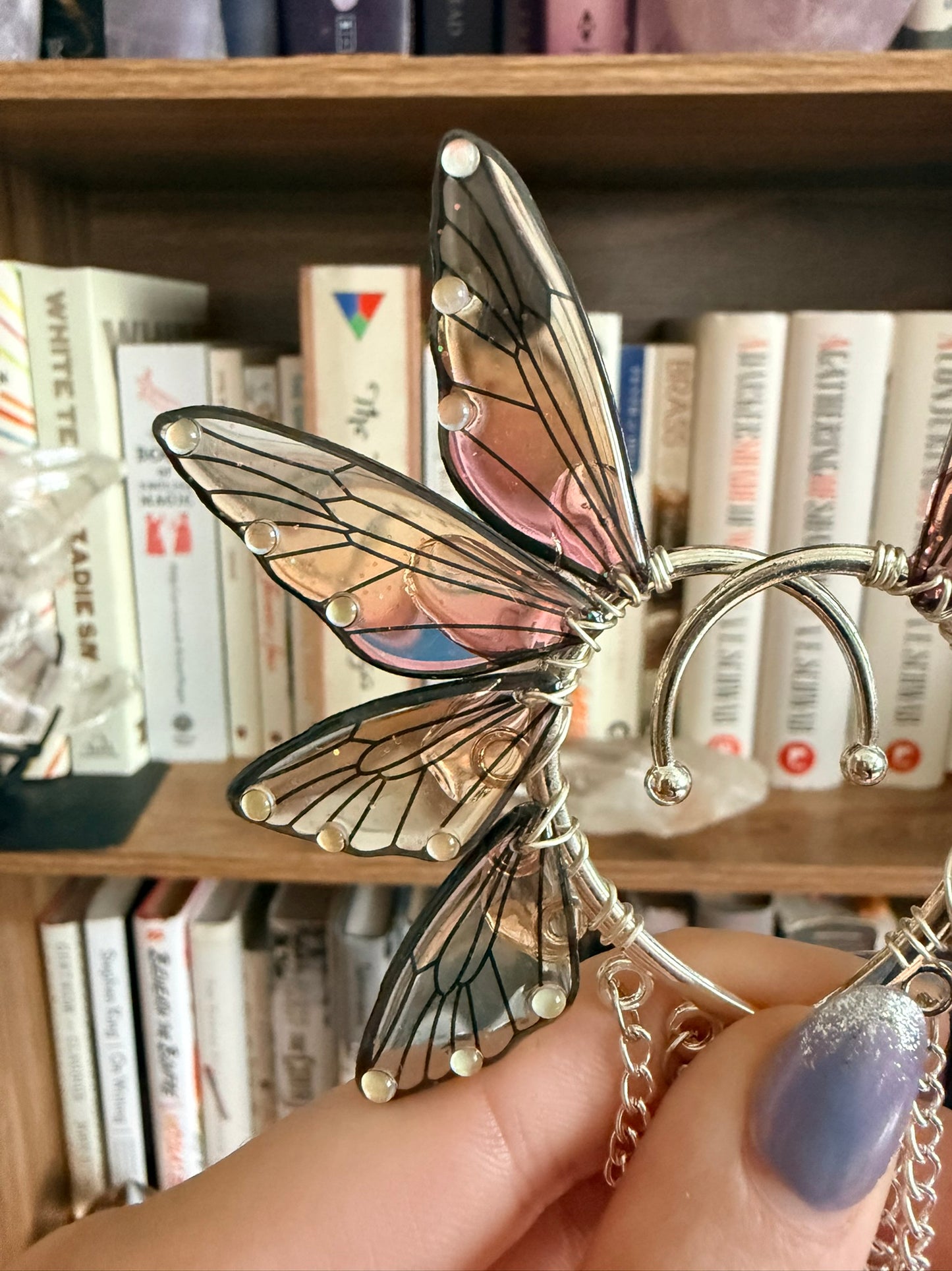 Silver + Sunset Sun Fairy Wing Ear Cuffs