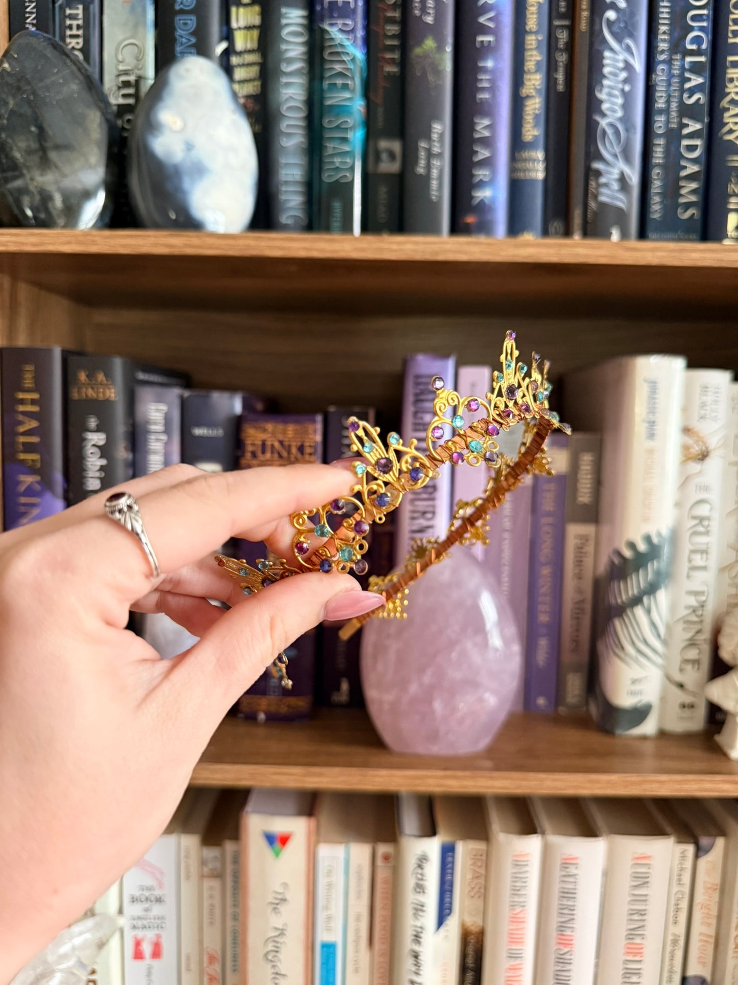 Gold + Purple Tiara (Medium)