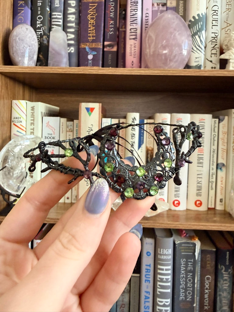 Black + Witch's Brew Moon Circlet Tiara (Small)