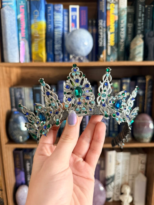 Silver + Sea Crown (Large)