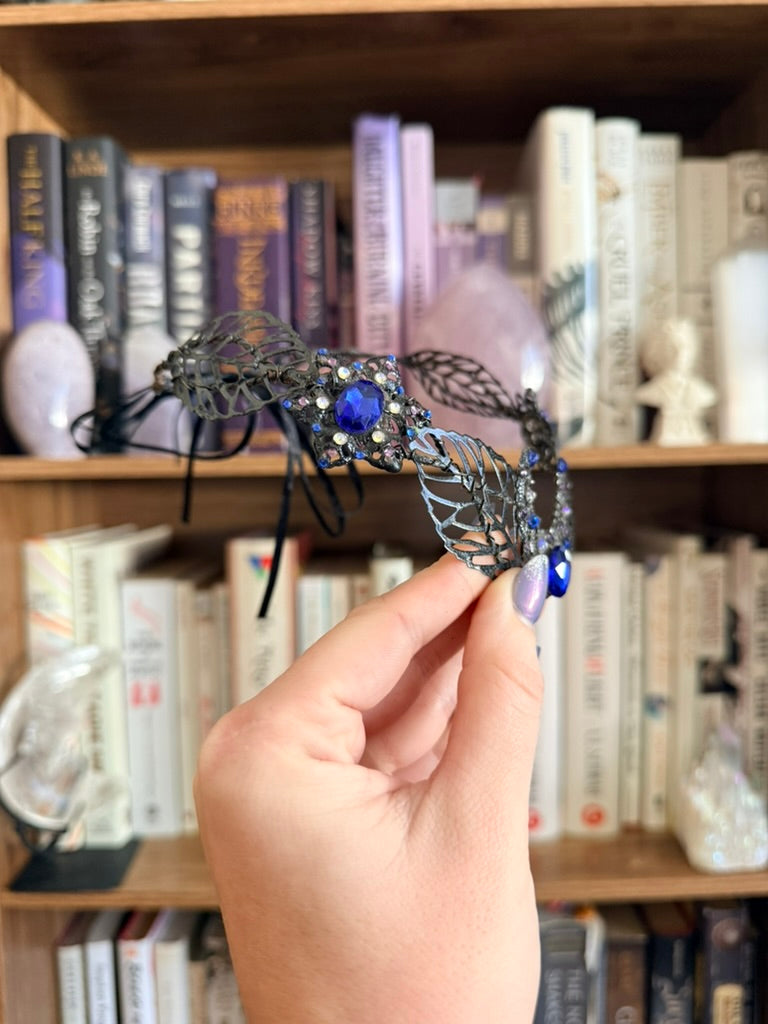 Black + Blue Moon Circlet Tiara (Large)