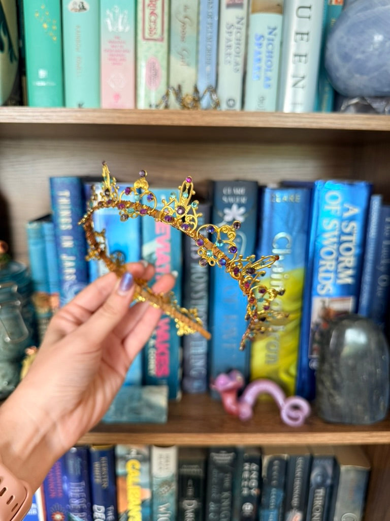 Gold + Purple Tiara