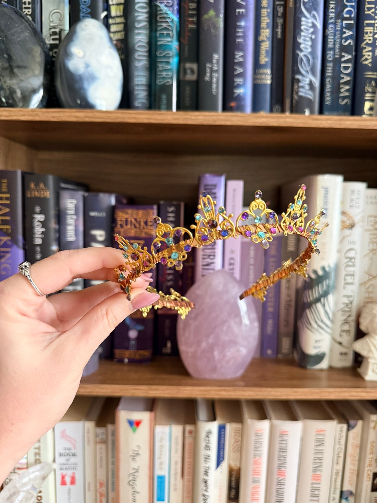 Gold + Purple Tiara (Medium)
