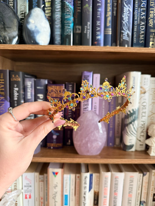 Gold + Purple Tiara (Medium)