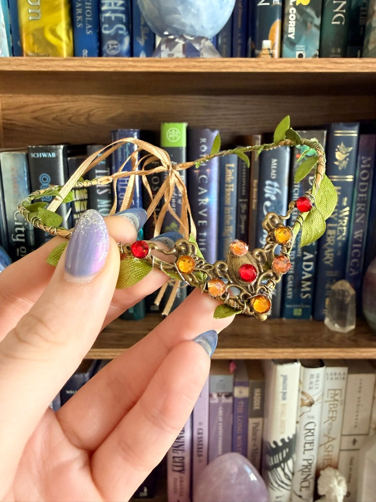 Bronze + Autumn Simple Circlet Tiara (Small)
