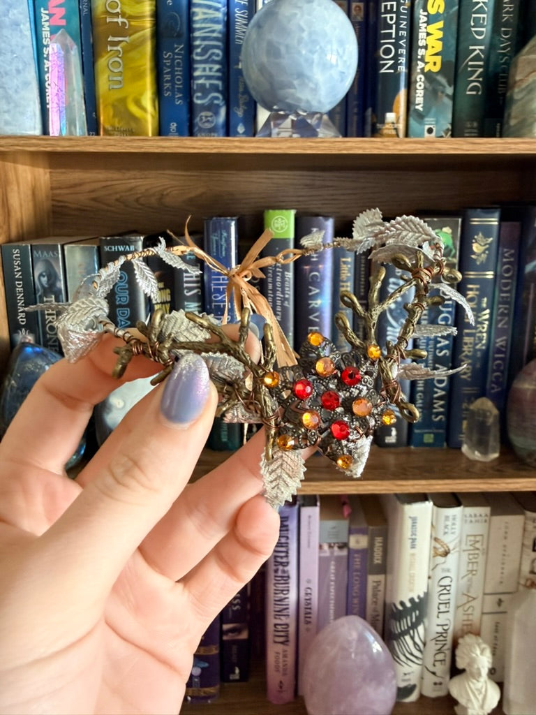 Bronze + Autumn Flower Circlet Tiara (Small)