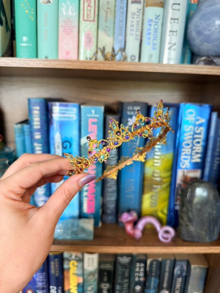 Gold + Purple Tiara