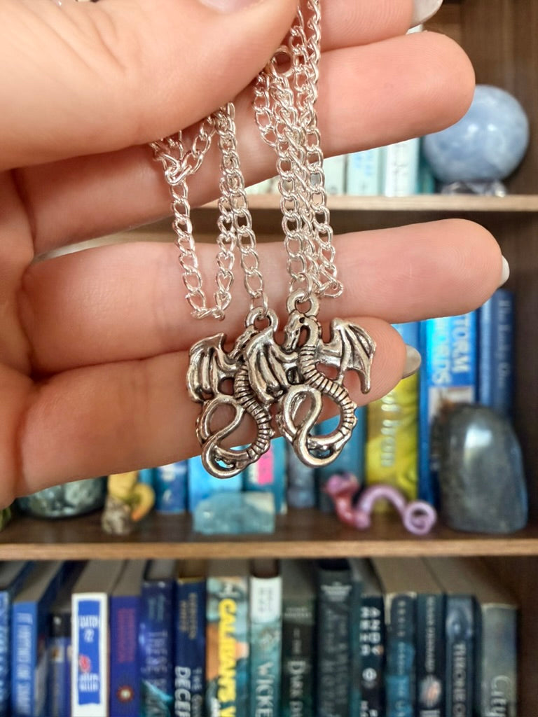 Silver + Purple Dragon Fairy Wing Ear Cuffs