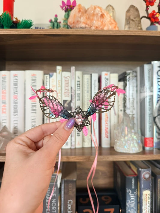 Bronze + Pink Fairy Wing Circlet