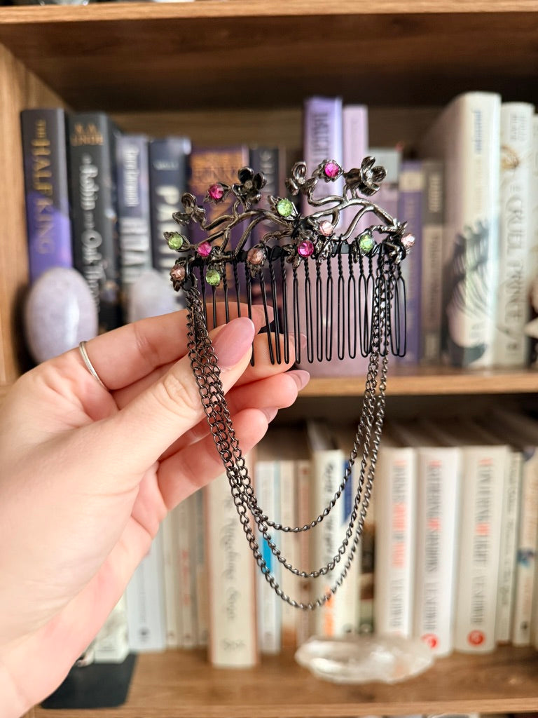 Black + Kiwi Garden Hair Comb