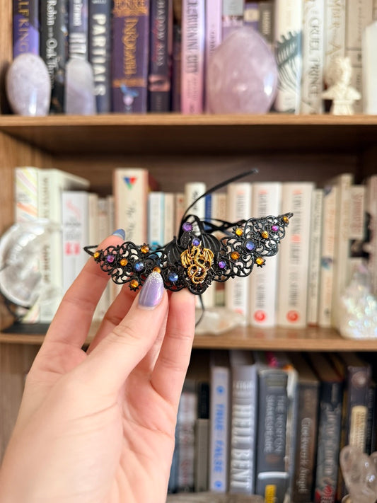 Black + Purple Dragon Circlet Tiara (Small)